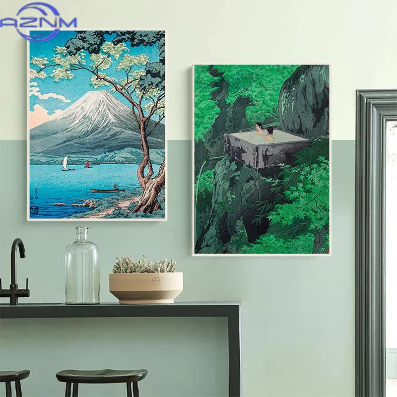 AZNM Poster retrò Ukiyo-e trad - Japanese Tokyo Lifestyle recensione e prezzo