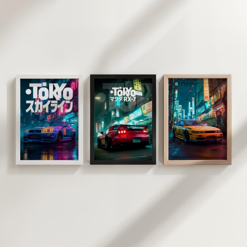 Vintage Tokyo JDM Car Poster N - Japanese Tokyo Lifestyle recensione e prezzo