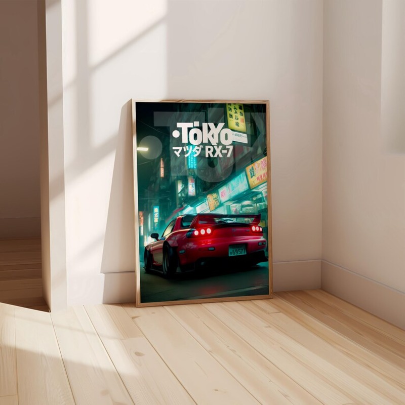 Vintage Tokyo JDM Car Poster N - Japanese Tokyo Lifestyle recensione e prezzo