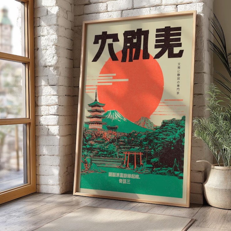 Poster retrò pop giapponese co - Japanese Tokyo Lifestyle recensione e prezzo